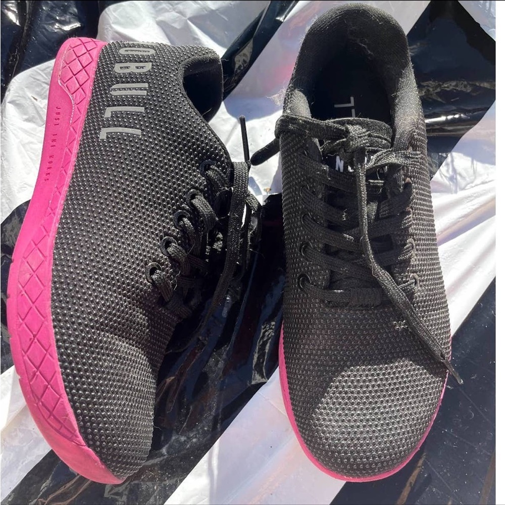 NOBULL PROJECT Black Berry Trainers CrossFit Gym Running Unisex W6.5 M5